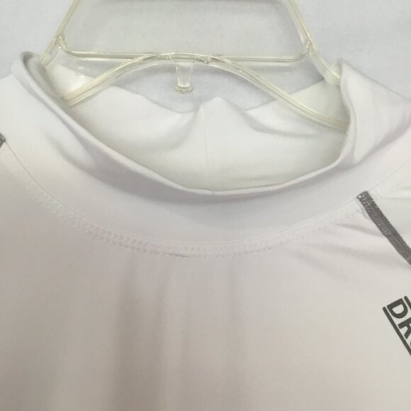 DRSKIN Men's Long Sleeve Thermal Pullover Mock Neck Training Tee Size Large Gray - Picture 3 of 11